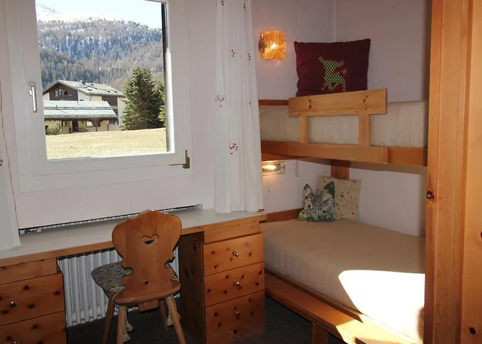 Residenza Lagrev 2 Zimmerwohnung Nr 027 - Typ 20a - Hochparterre - Sued Sils Maria